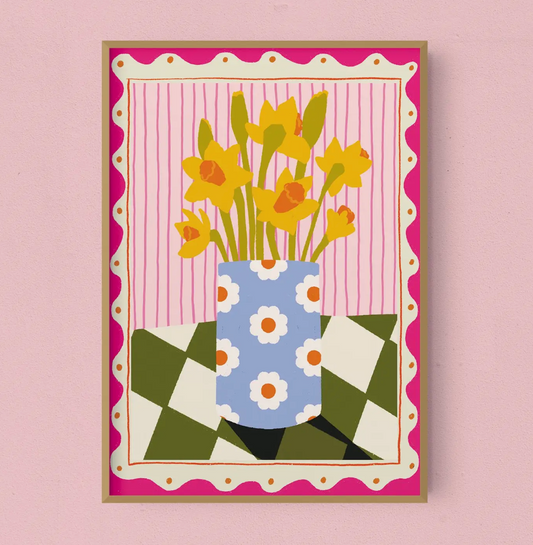 Flower Vase A4 Print