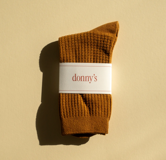 Waffle Socks in Arabica