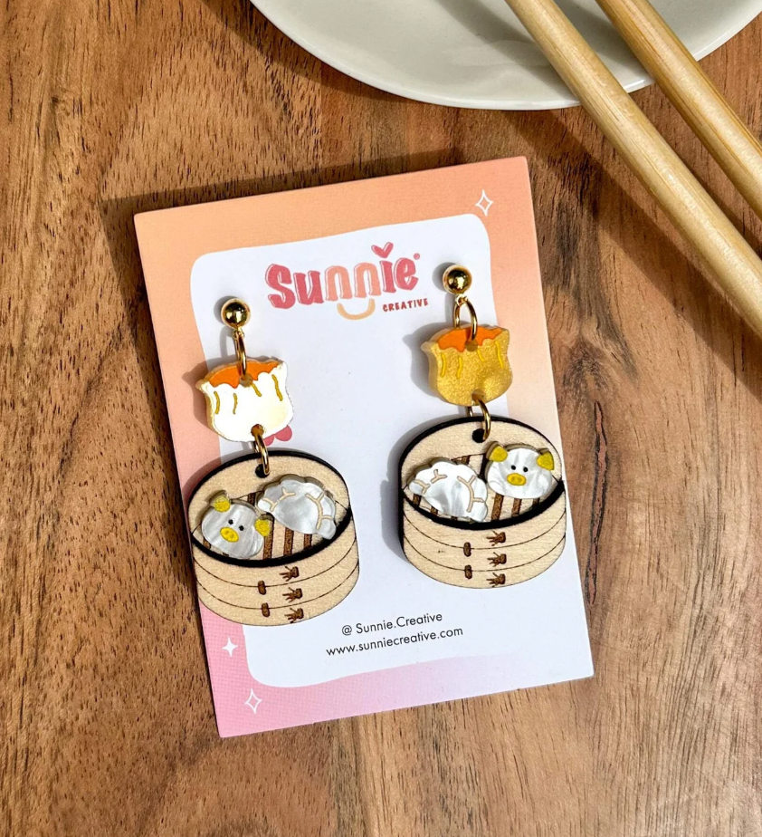 Dim Sum Handmade Earrings