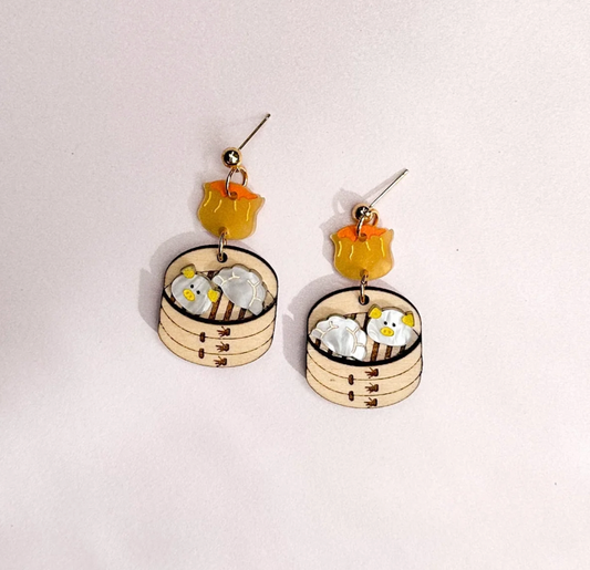 Dim Sum Handmade Earrings