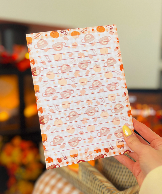 Autumn Gingham Gilmore Girls Notepad