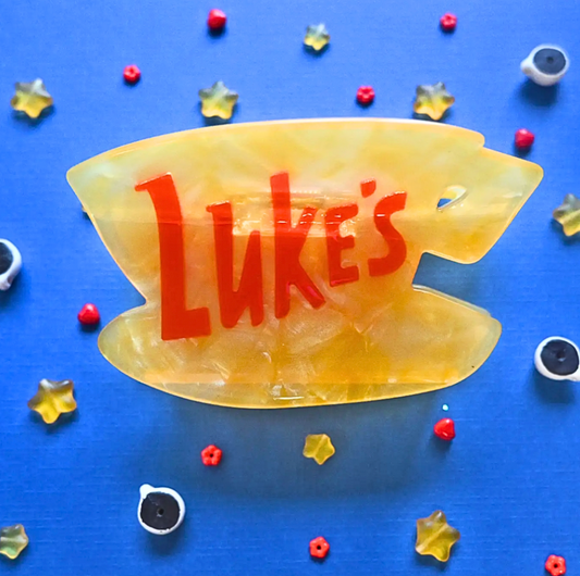 Luke's Diner Gilmore Girls Hair Claw