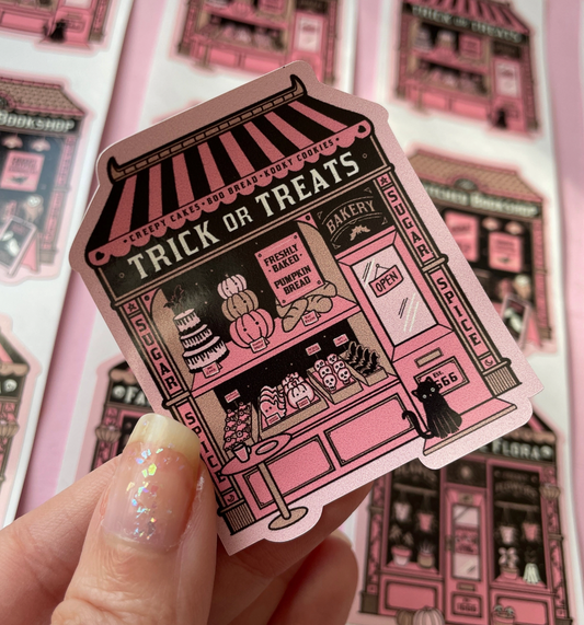 Trick or Treats Halloween Sticker