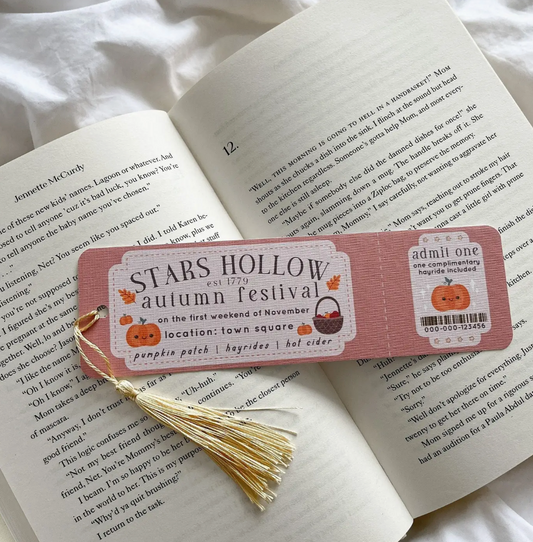 Autumn Festival Gilmore Girls Bookmark