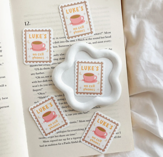 Luke's Diner Gilmore Girls Stamp Sticker