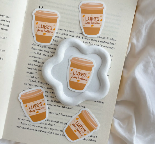 Lukes Diner Coffee Cup Gilmore Girls Sticker
