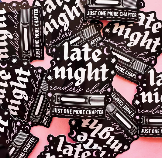 Late Night Readers Sticker