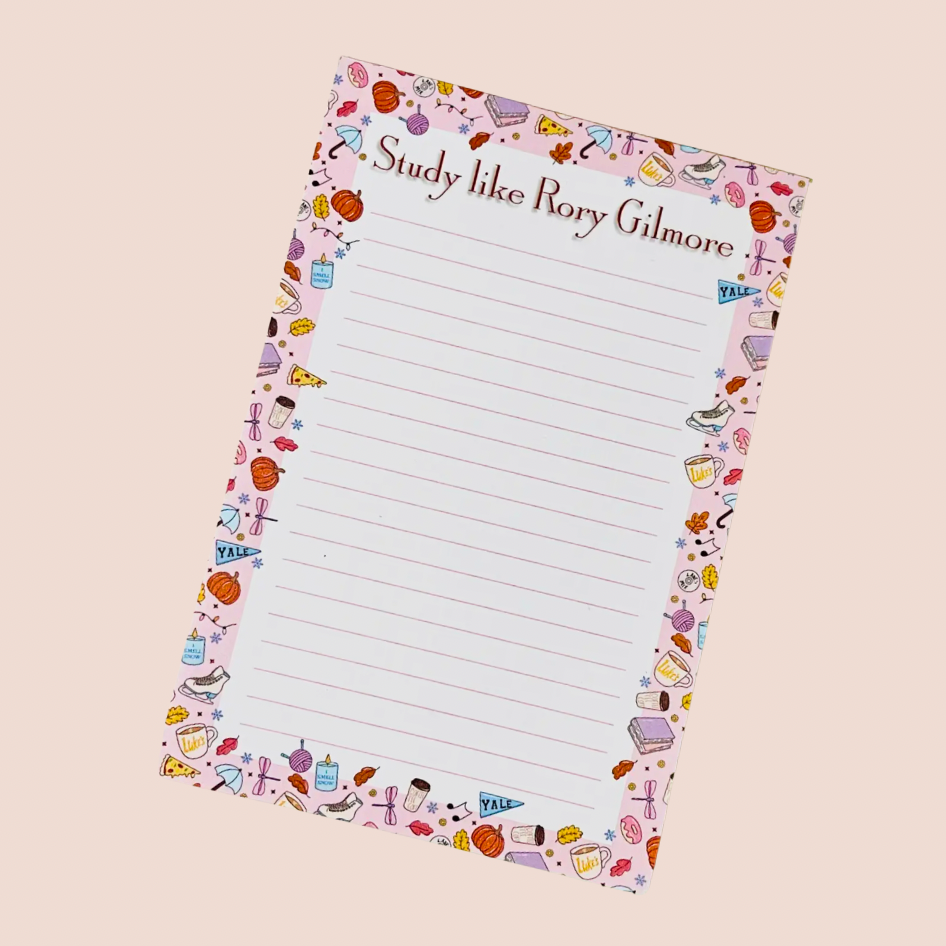 Study Like Rory Gilmore Notepad