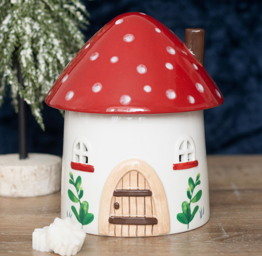 Mushroom Cottage Wax Warmer/Oil Burner