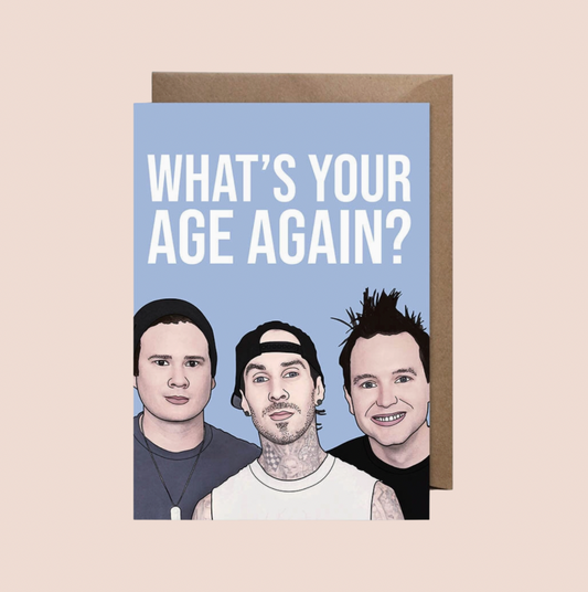 Blink 183 Birthday Card