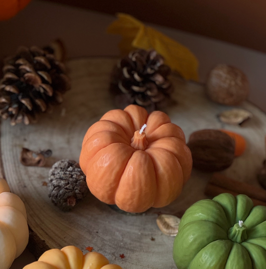 Orange Pumpkin Candle