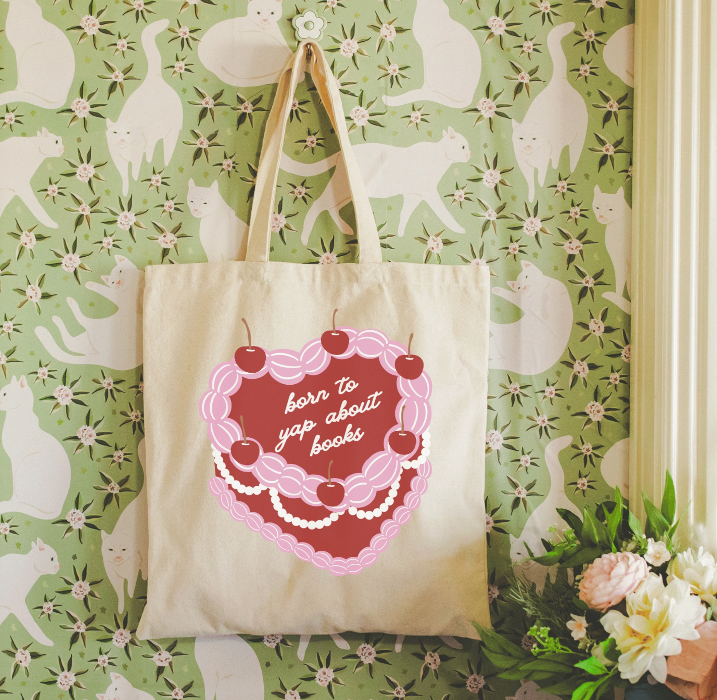 Born To Yap About Books Bag