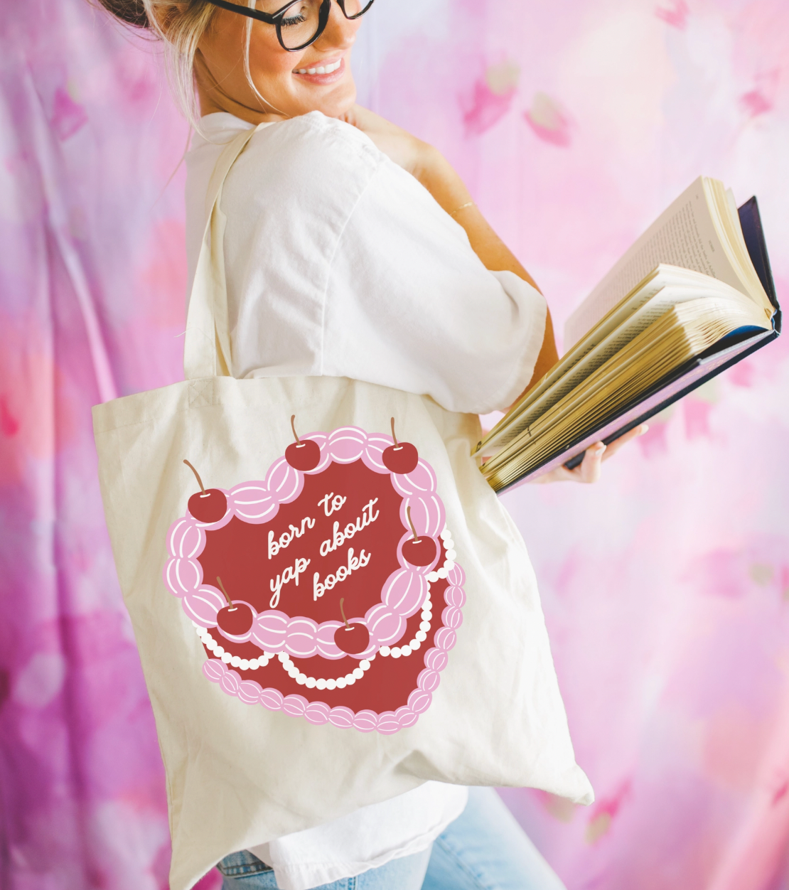 Born To Yap About Books Bag