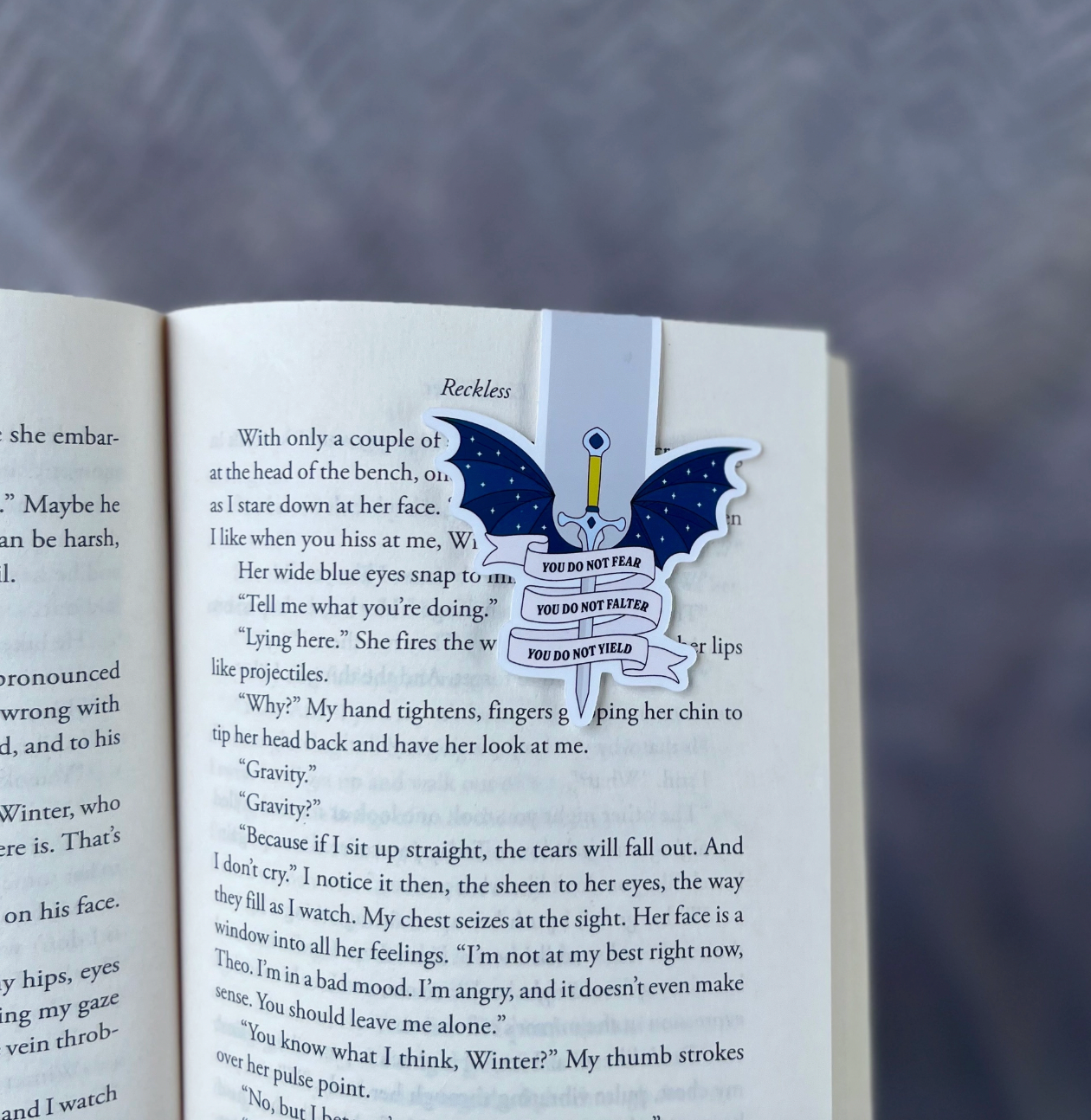 You Do Not Fear, Falter or Yield Magnetic Bookmark