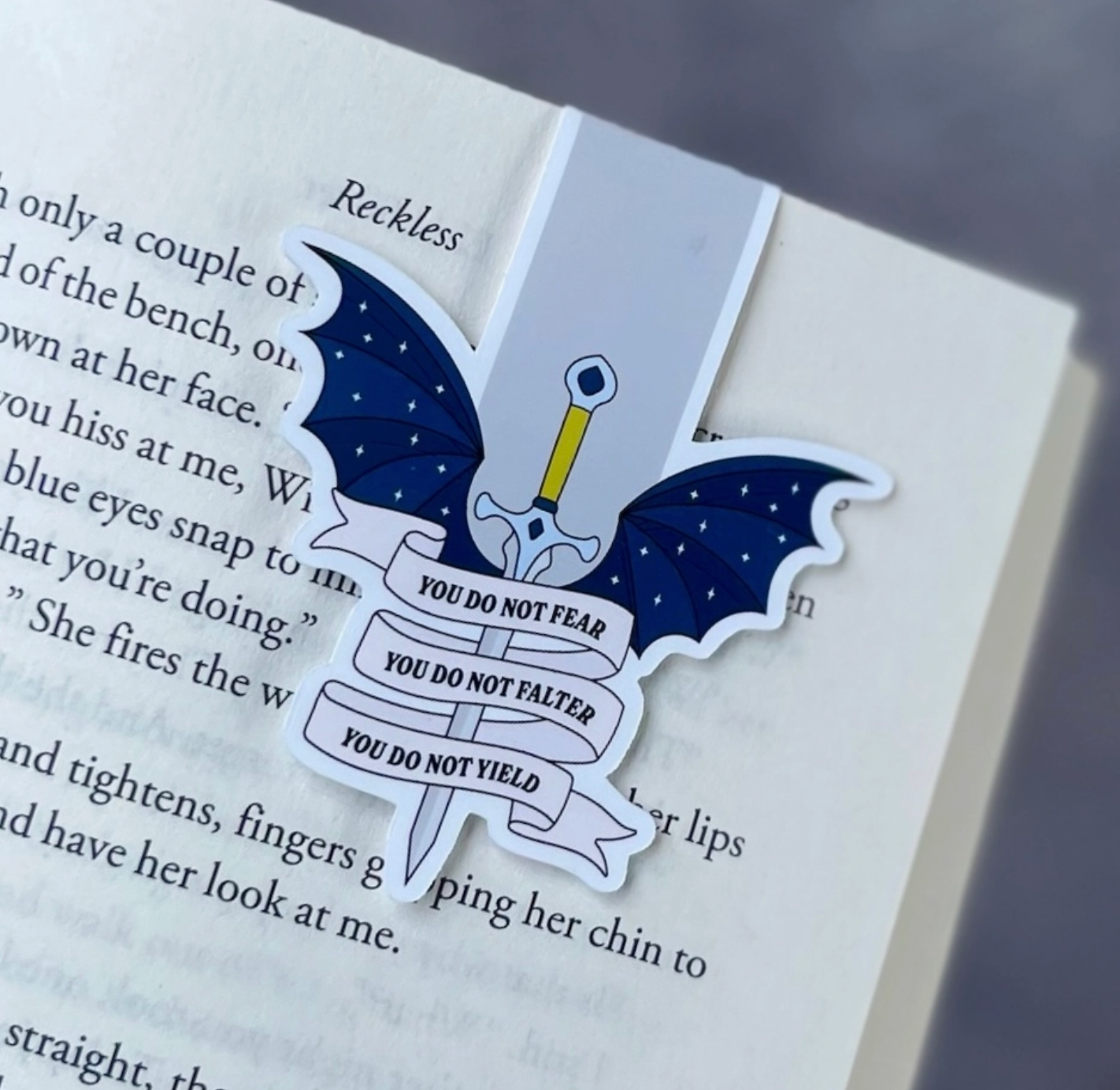You Do Not Fear, Falter or Yield Magnetic Bookmark