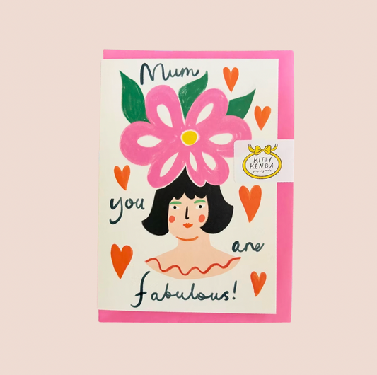 Fabulous Mum Greeting Card