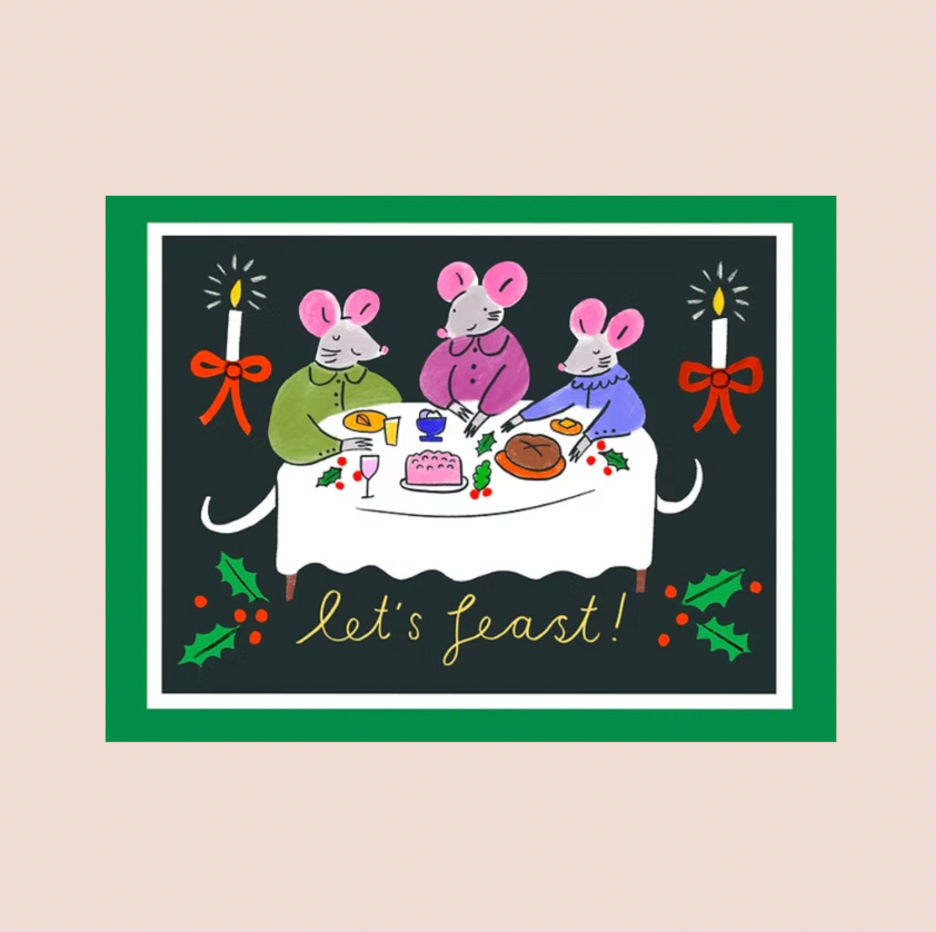 Let's Feast Christmas Card