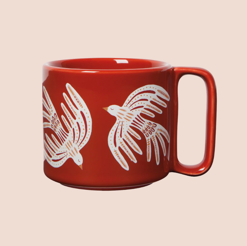 Terracotta Doves Mug