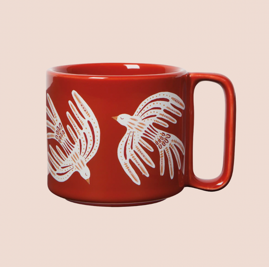 Terracotta Doves Mug