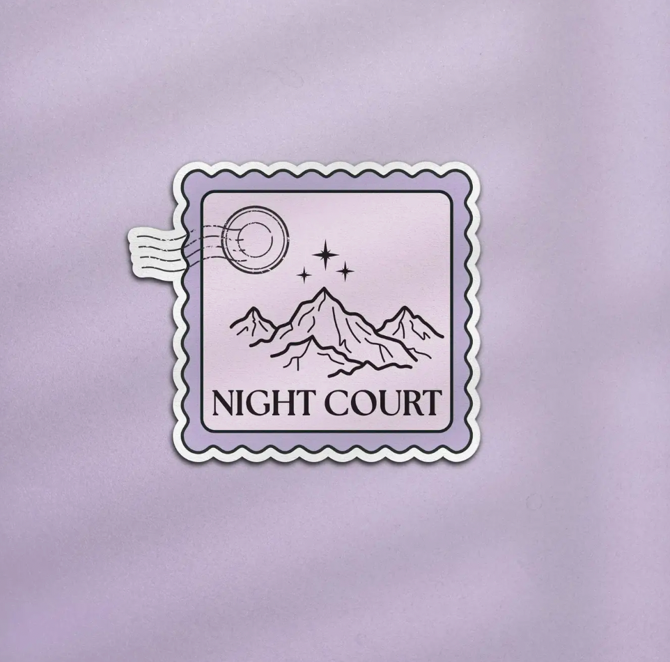 Night Court Stamp Sticker