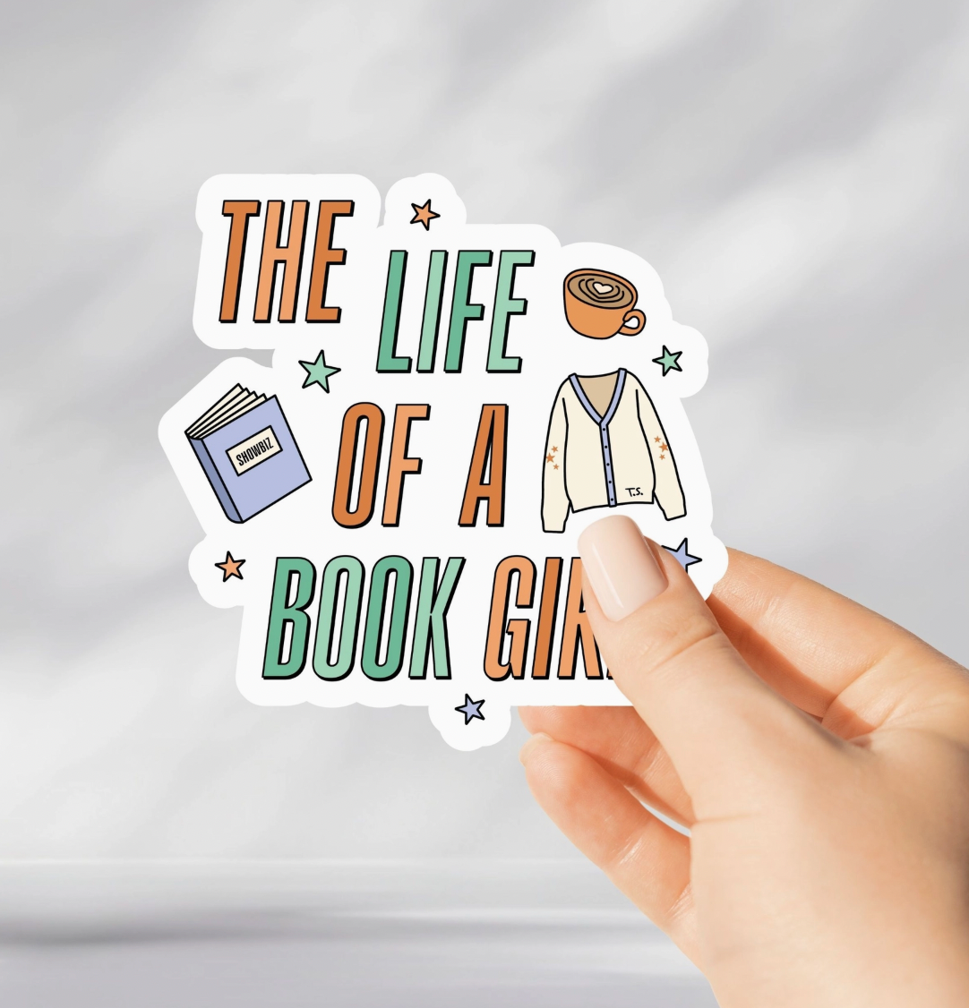 The Life Of A Book Girl Taylor x Bookish Sticker
