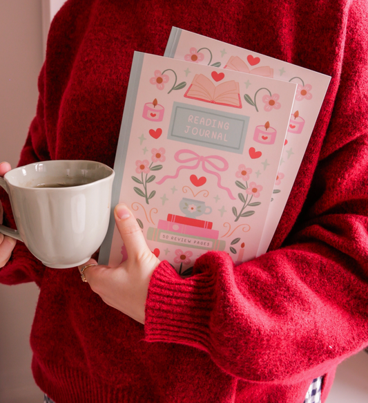 Reading Journal – 50 Page Book Review Notebook