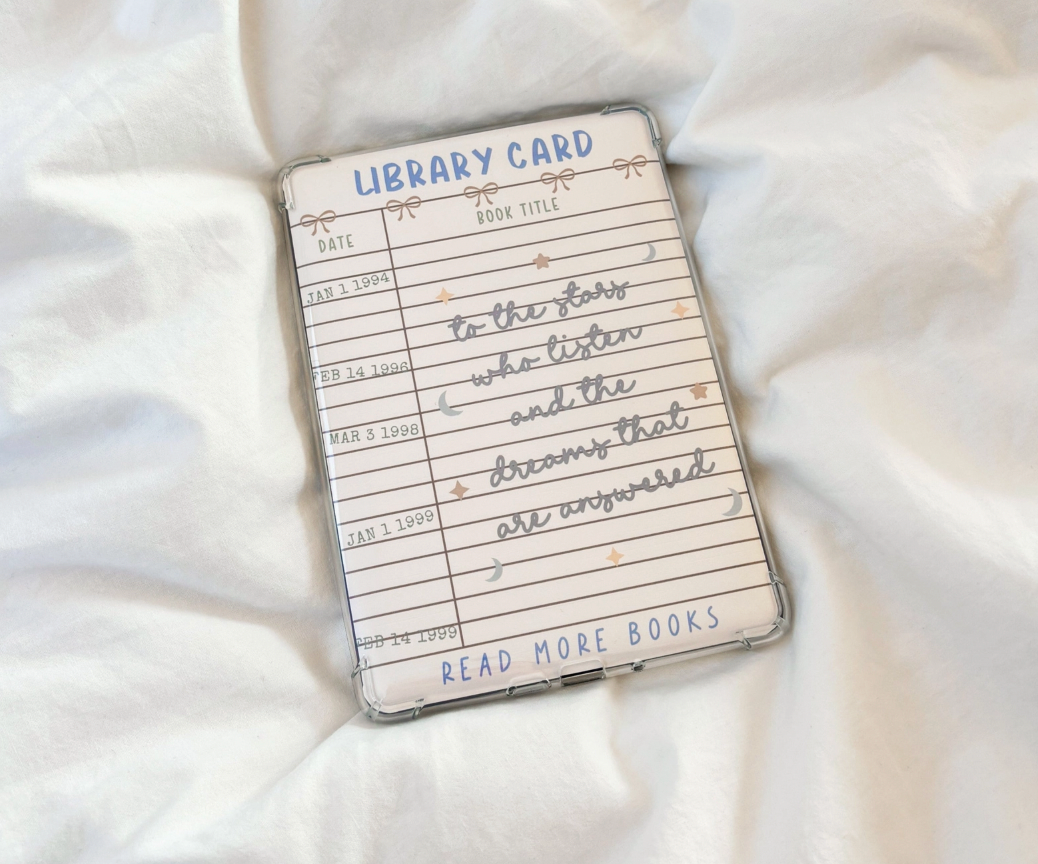 Kindle Inset Library Card Kindle Insert - ACOTAR Library Card Design – Bloom & Brew