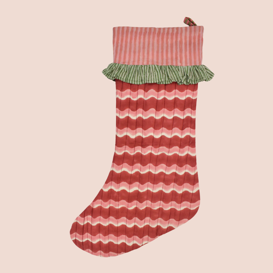 Organic Cotton Stocking in Red Wiggle