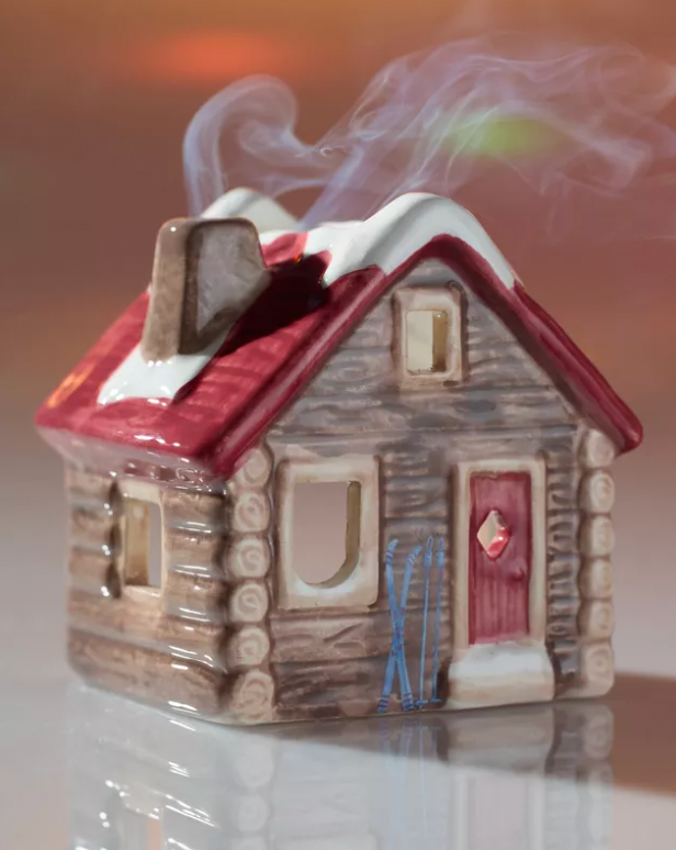 Apline Chalet Tealight & Incense Holder