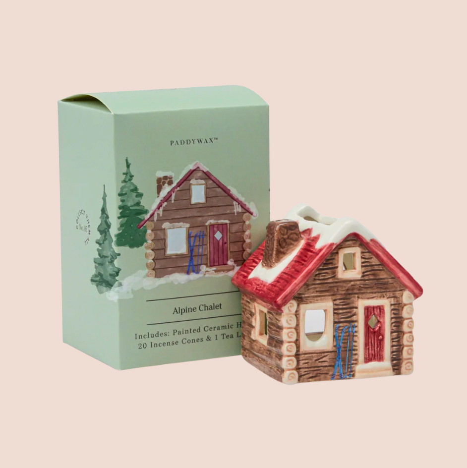 Apline Chalet Tealight & Incense Holder