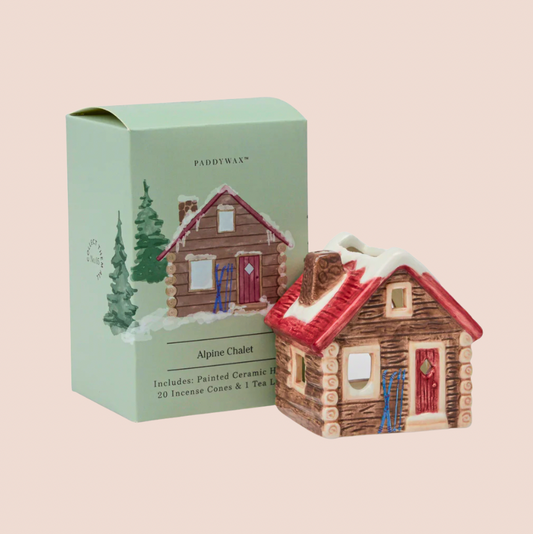Apline Chalet Tealight & Incense Holder