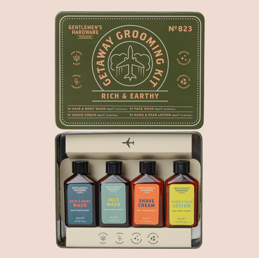 Travel Ready Men's Oak Moss Skincare Set