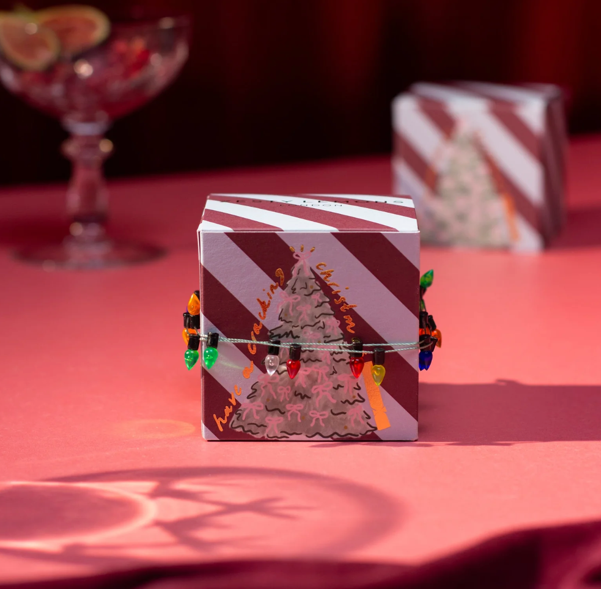 Christmas Ceramic Tea Lights (Box of 2) - Fireside