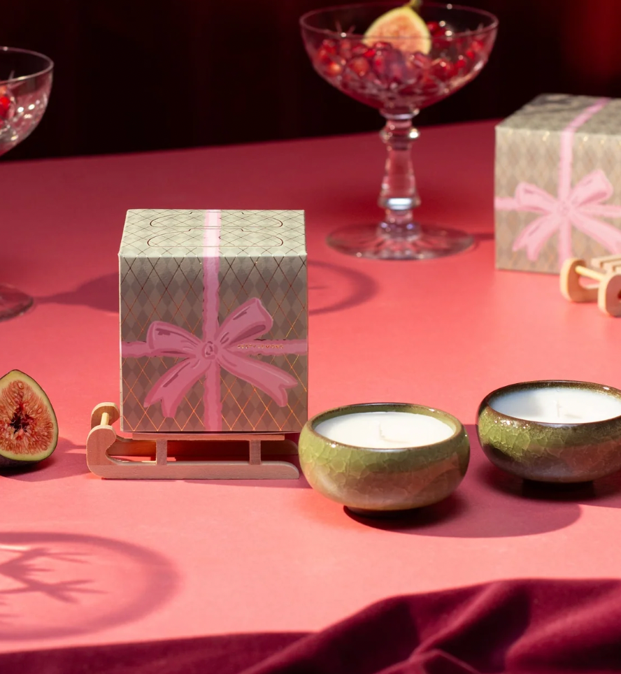 Christmas Ceramic Tea Lights (Box of 2) - Myrrh & Tonka