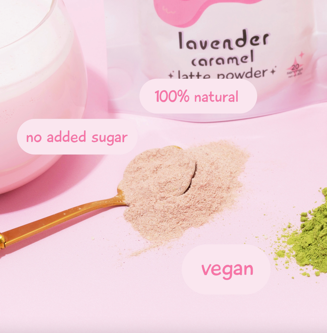 Sleepy Bunny Lavender Caramel Latte Powder