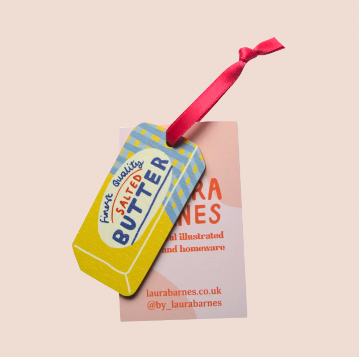 Butter - Wooden Tree Decoration