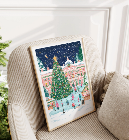 Christmas at Somerset House A3 Print