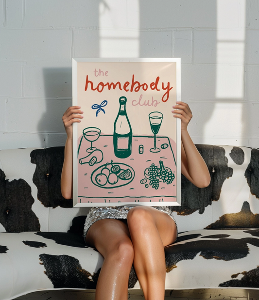 Homebody Club A4 Print
