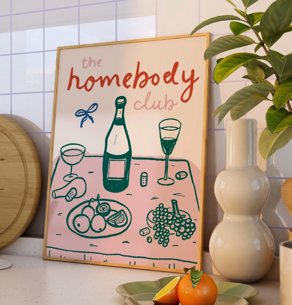 Homebody Club A4 Print