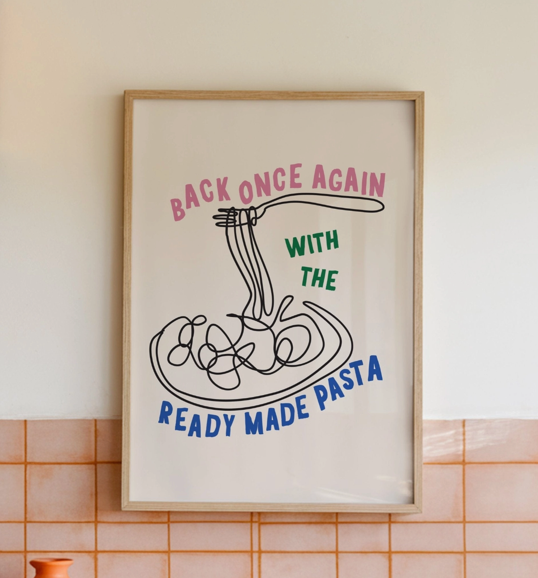 Pasta A4 Kitchen Print