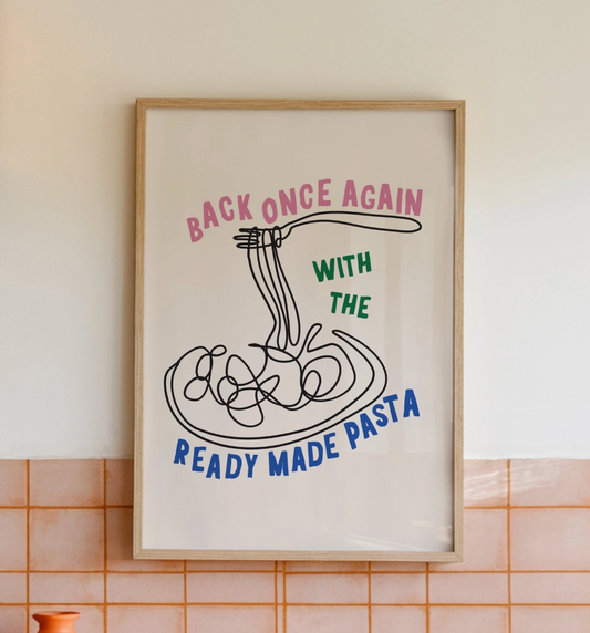 Pasta A4 Kitchen Print