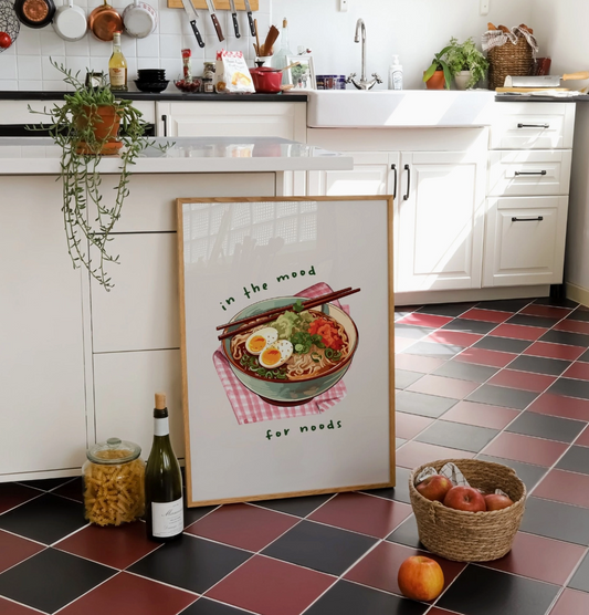 Mood For Noods A4 Print