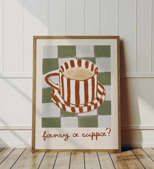 Fancy A Cuppa A3 Print