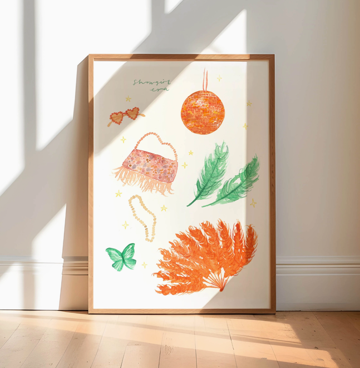 Showgirl Era Painting A4 Print