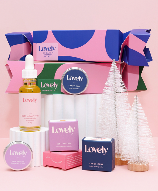 Christmas Cracker Lip Balm & Cuticle Oil Gift Set