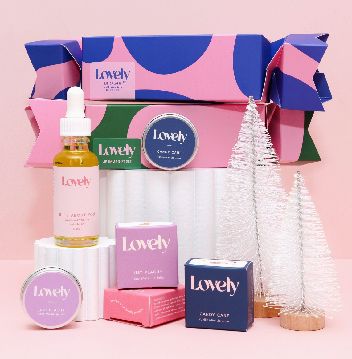 Christmas Cracker Lip Balm Gift Set