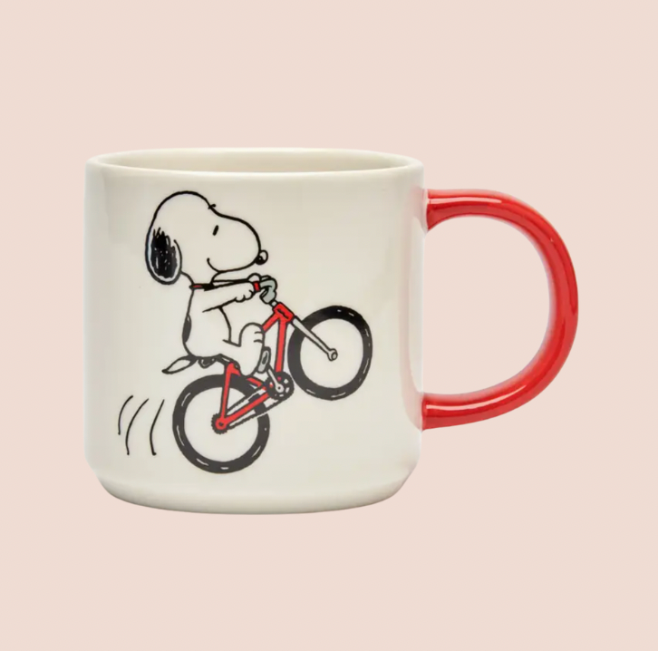 Snoopy Peanuts 'Born To Ride' Mug