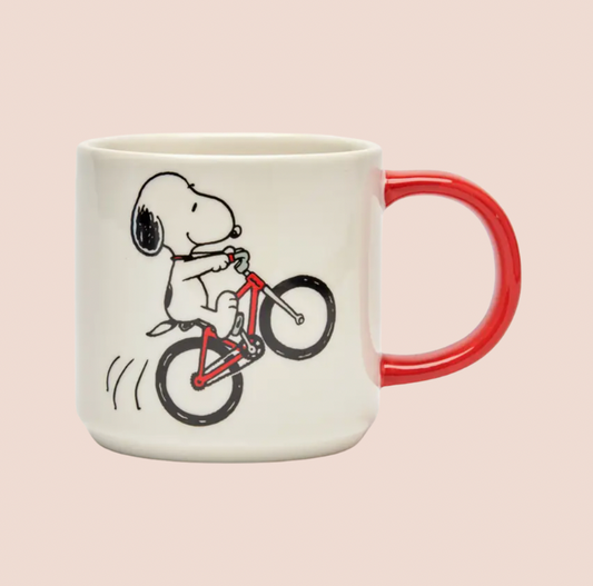 Snoopy Peanuts 'Born To Ride' Mug