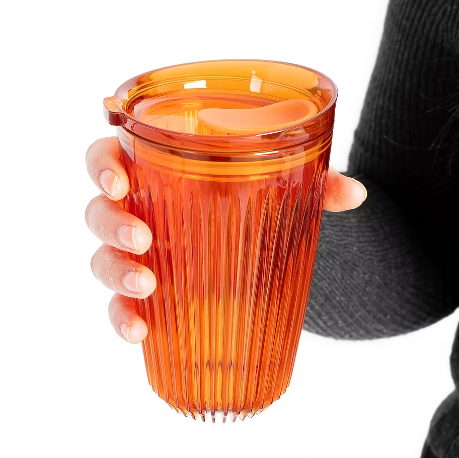 Huskee Renew Cup Amber Travel Cup 12oz