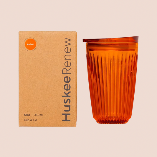 Huskee Renew Cup Amber Travel Cup 12oz